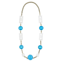 將圖片載入圖庫檢視器 Extra Long Square & Disc Necklace