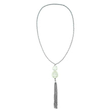 將圖片載入圖庫檢視器 Dual Ball Long Tassel Necklace
