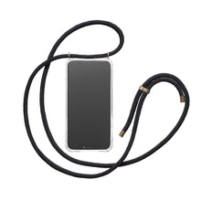 將圖片載入圖庫檢視器 Classic Case Fixed Cord (Black / Gold Tone Hardware) Mobile Case & Cord