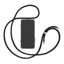 將圖片載入圖庫檢視器 Classic Case Fixed Cord (Black / Silver Tone Hardware) Mobile Case & Cord
