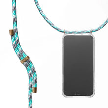 將圖片載入圖庫檢視器 Classic Case Fixed Cord (Mint Camo) Mobile Case & Cord