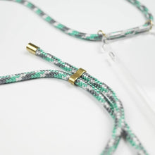 將圖片載入圖庫檢視器 Classic Case Fixed Cord (Mint Camo) Mobile Case & Cord