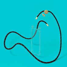 將圖片載入圖庫檢視器 Custom Case + Cord (Black Reflect) Mobile Case & Cord