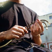 將圖片載入圖庫檢視器 Custom Case + Cord (Olive) Mobile Case & Cord