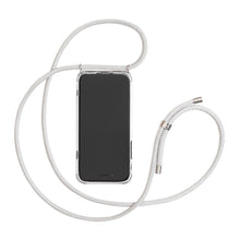 將圖片載入圖庫檢視器 Classic Case Fixed Cord (Silver Grey / Silver Tone Hardware) Mobile Case & Cord