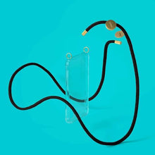 將圖片載入圖庫檢視器 Custom Case + Cord (Black) Mobile Case & Cord