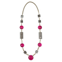 將圖片載入圖庫檢視器 Extra Long Square & Disc Necklace