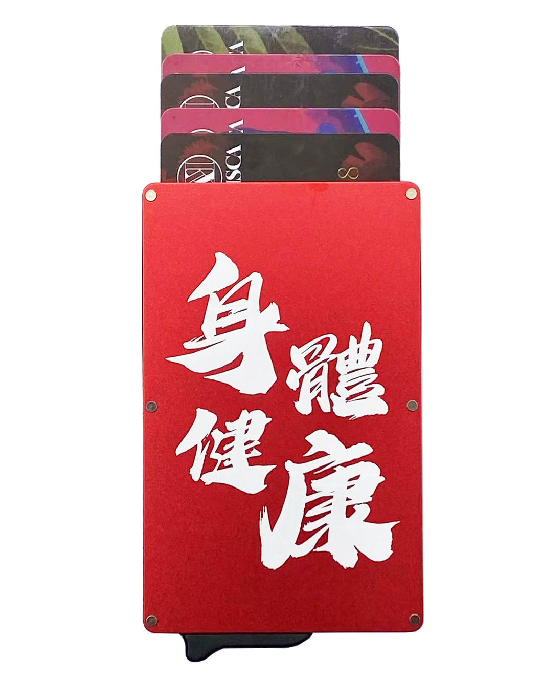 Kaisca Chinese New Year Collection - 身體健康 - RFID Smart Protection Card Sleeve - Red